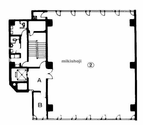 北浜松岡ビル 平面1