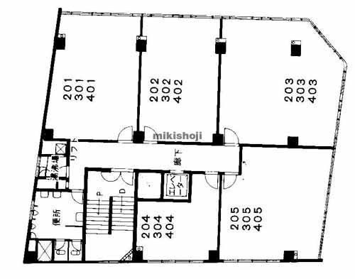 聚楽ビル 平面1