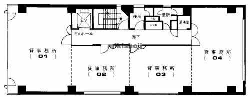 ソフィア大手前 平面1