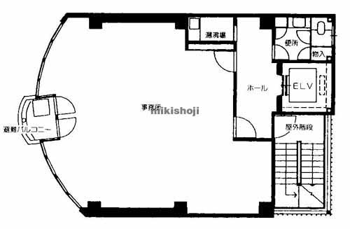 新賑橋ビル新館 平面1