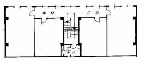 第二加地ビル 平面1