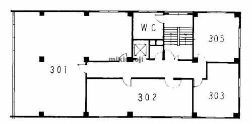 ＳＯＮＯ四ツ橋ビル 平面1