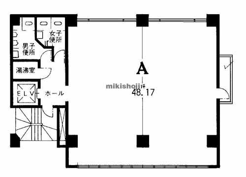 第３三ッ矢ビル 平面1