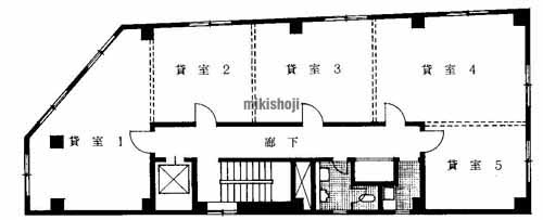 名阪第二ビル 平面1