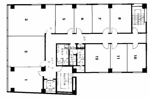 寿楽ビル 平面1