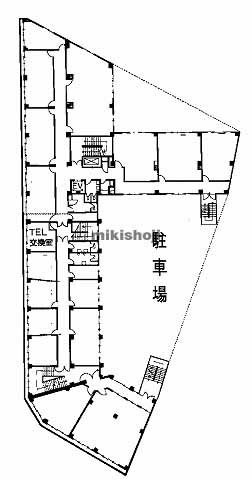 岡田ビル 平面1