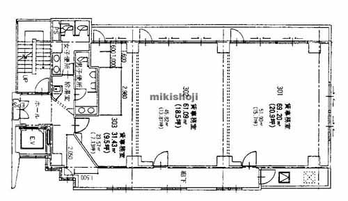 ＮＬＣサクセスビルイースト 平面1