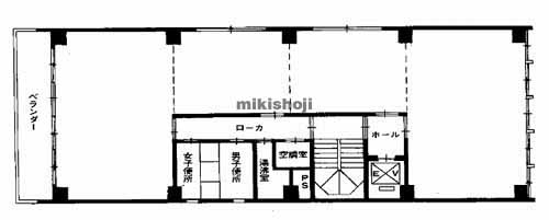 リンクハウス天王寺ビル 平面1