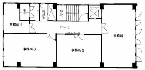 生起ビル 平面1
