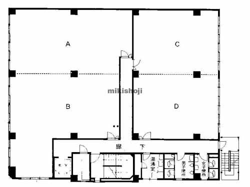 西岡ビル 平面1