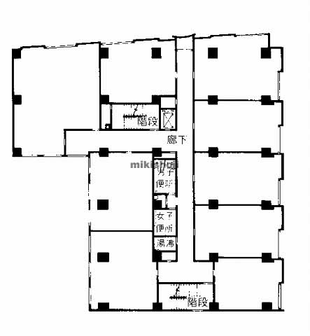 ＭＵＲＡＫＡＭＩ　ＪＩＴＳＵＧＹＯ　ＢＬＤ． 平面1