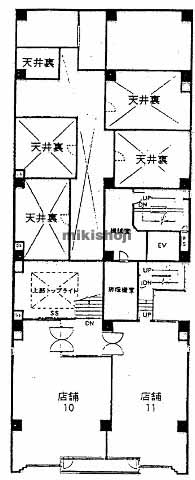 心斎橋アーバンライフ 平面1