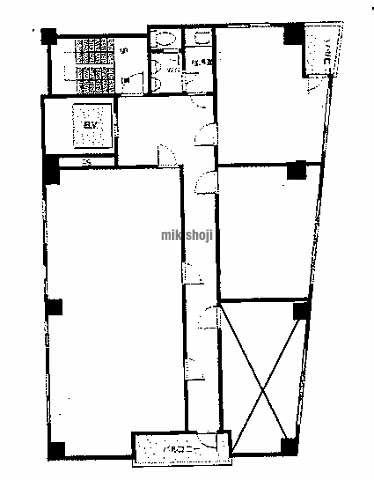 ルート中之島ビル 平面1