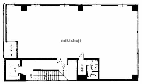 北浜ゲイトビル 平面1