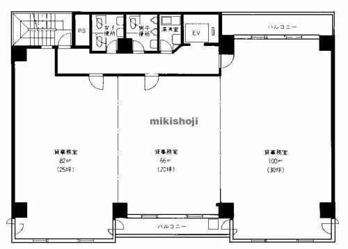 ナンバグランドビル 平面1