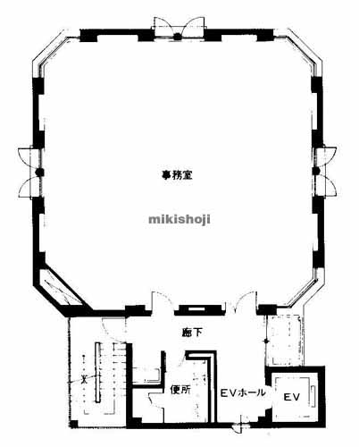立売堀１番館 平面1
