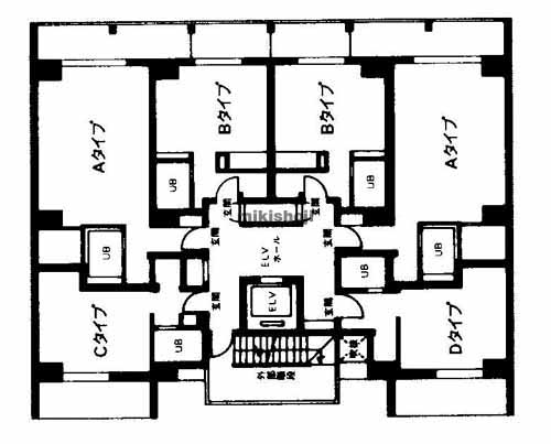 心斎橋ロンコート 平面1