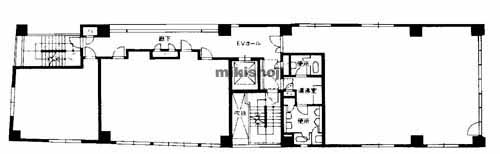 ストークビル天満橋 平面1