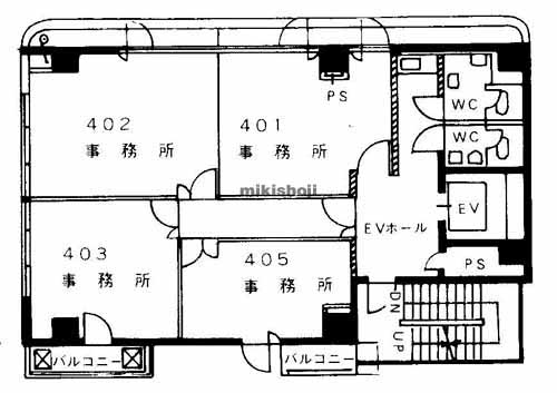 本町橋西ビル 平面1