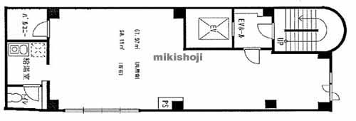 北白石ビル東館 平面1