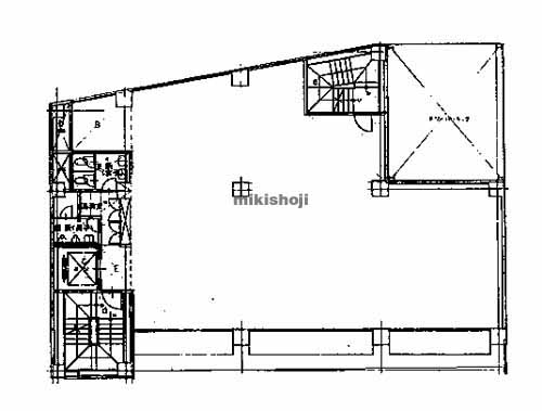 本町リバーサイドビル 平面1