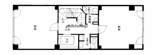 天満橋フジタビル 平面1