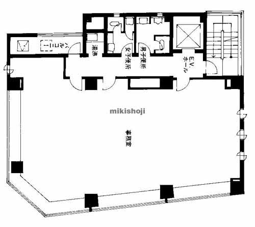 小池高麗橋ビル 平面1