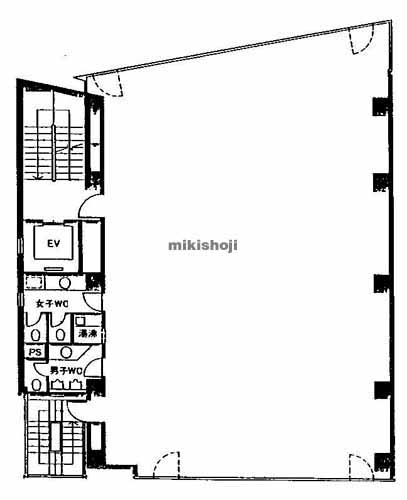 桜橋西ビル 平面1