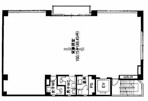 源実業北浜ビル 平面1
