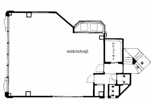 若杉東梅田ビル 平面1