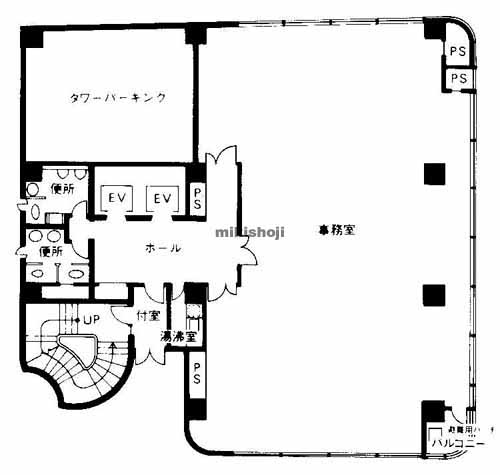 本町ハイエストビル 平面1