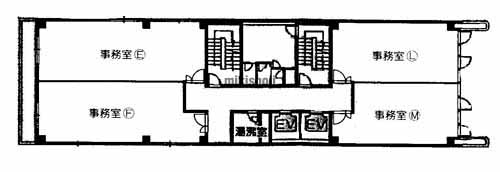 花房ビル 平面1