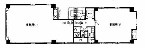 淀屋橋サテライトビル 平面1