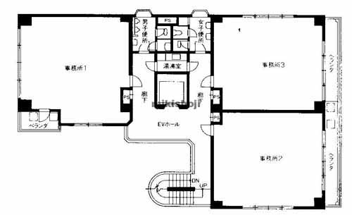 中之島日光ビル 平面1
