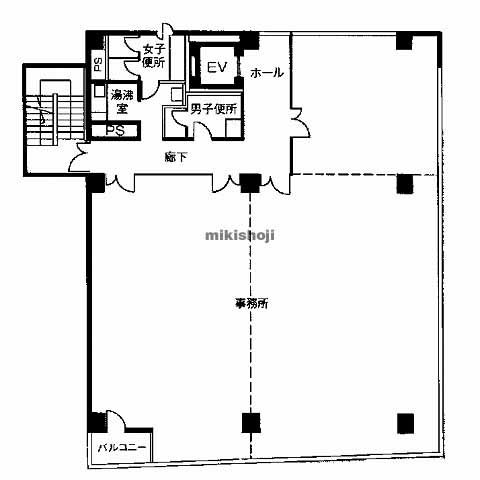 アソルティ我孫子ビル 平面1
