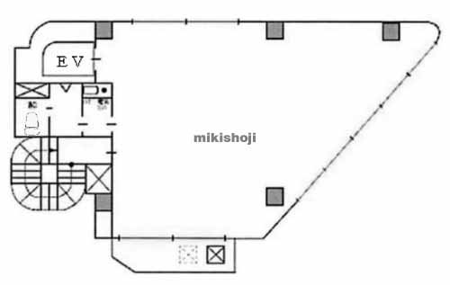 ＡＸＩＳ　ＵＭＥＤＡⅡ　ＢＬＤ． 平面1