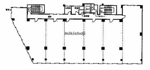 天王寺北口ビルディング 平面1