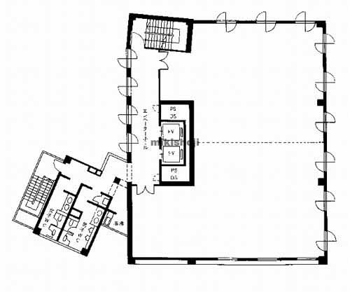 パネ協大阪センタービル 平面1
