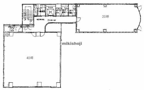 本町橋ビル 平面1