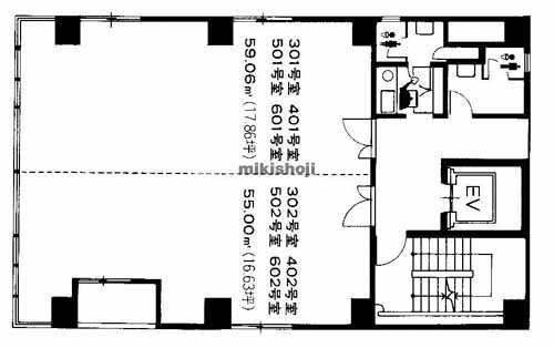 今川第２ビル 平面1