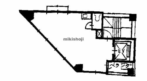 バルコーネ内久宝寺 平面1