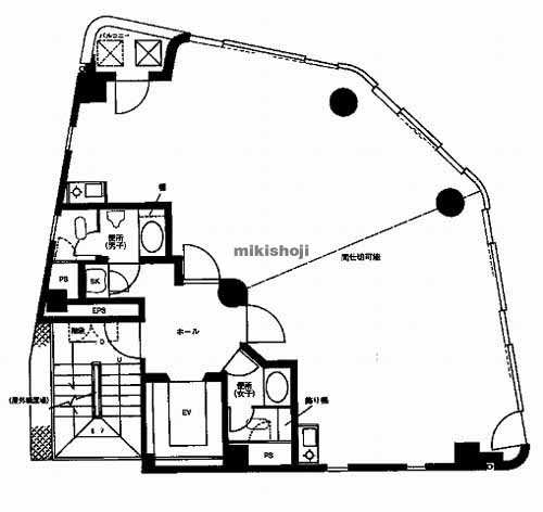六甲立売堀ビル 平面1