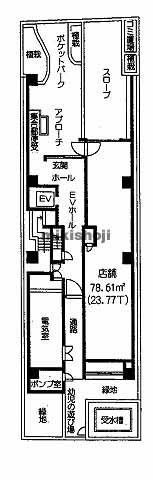 ピアグランデ順慶町 平面1