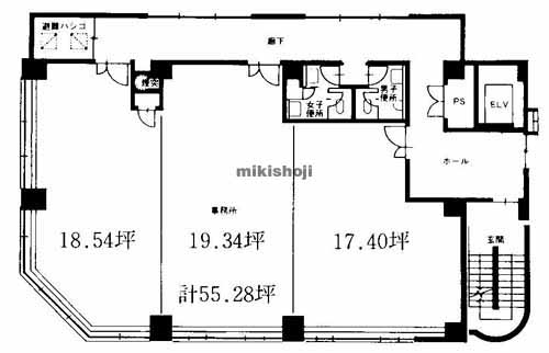 一久ビル新館 平面1
