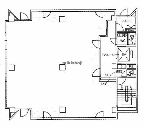 三栄長堀ビル 平面1