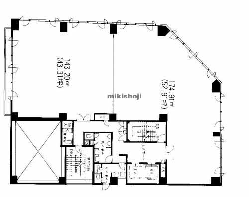 いちご内本町ビル 平面1