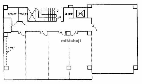 新大阪サンアール南別館 平面1