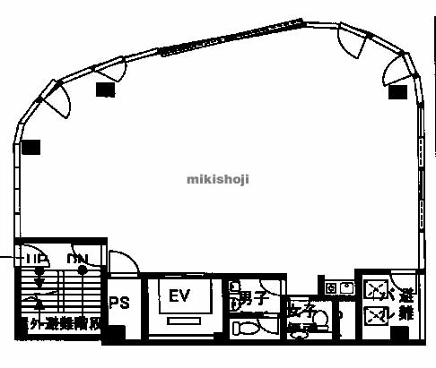 日宝北浜アークビル 平面1