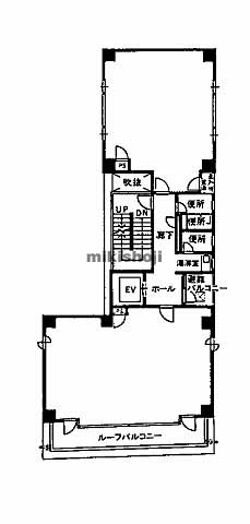 オーセンティック東船場Ⅱ 平面1