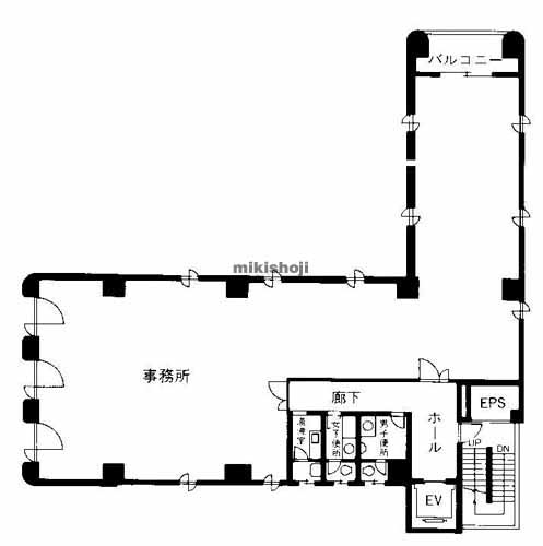 堺筋山忠ビル 平面1